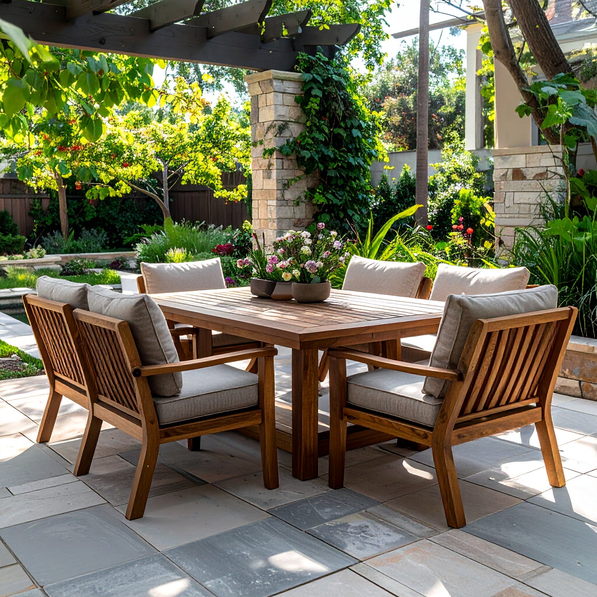 Vineyard 5-Piece Deep Seating Set