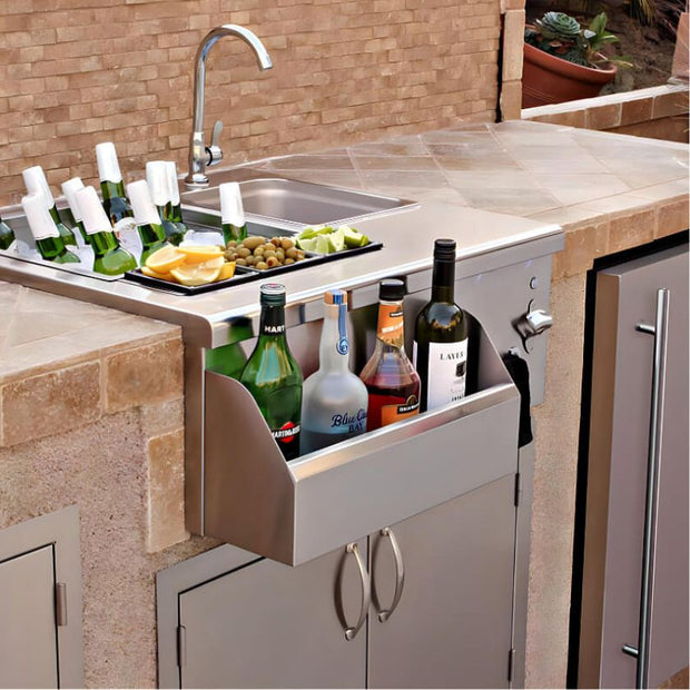 Summerset 30-Inch Beverage & Prep Station with LED Lights