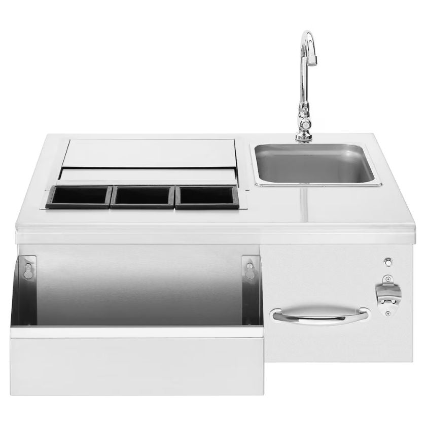 Summerset 30-Inch Beverage & Prep Station with LED Lights