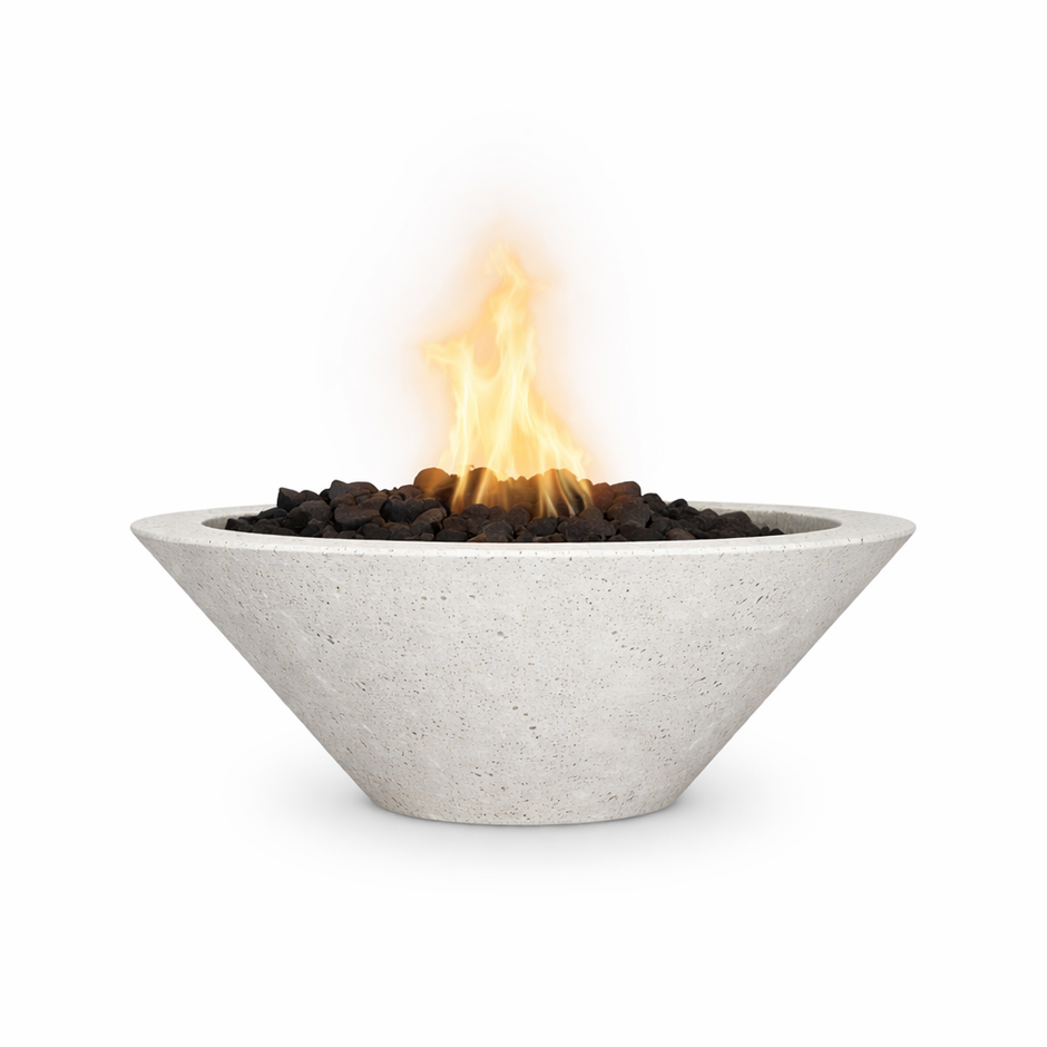 The Outdoor Plus Cazo Fire Bowl - GFRC Concrete