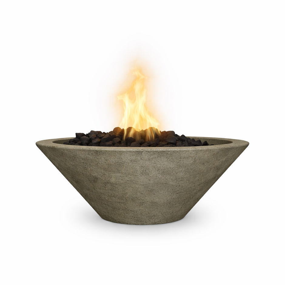 The Outdoor Plus Cazo Fire Bowl - GFRC Concrete