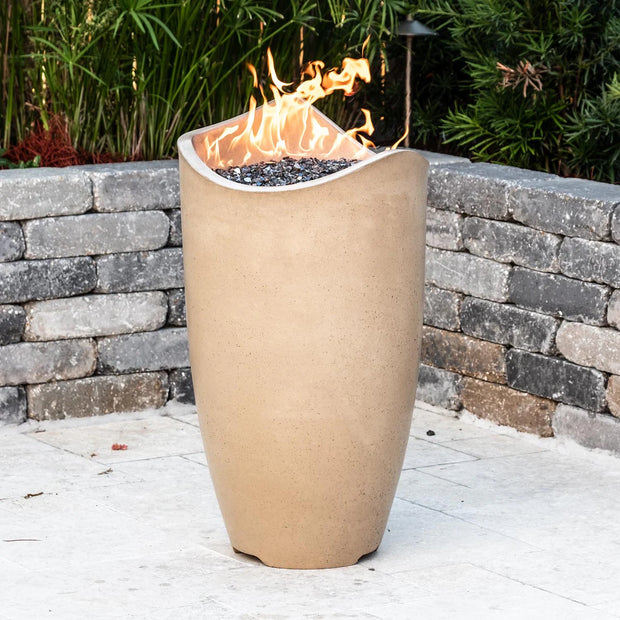 American Fyre Designs Wave Fire Urn + Cover