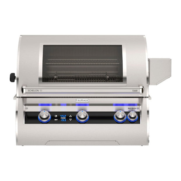 Fire Magic 30" Echelon Diamond E660i Built-In Gas Grill with Digital Thermometer