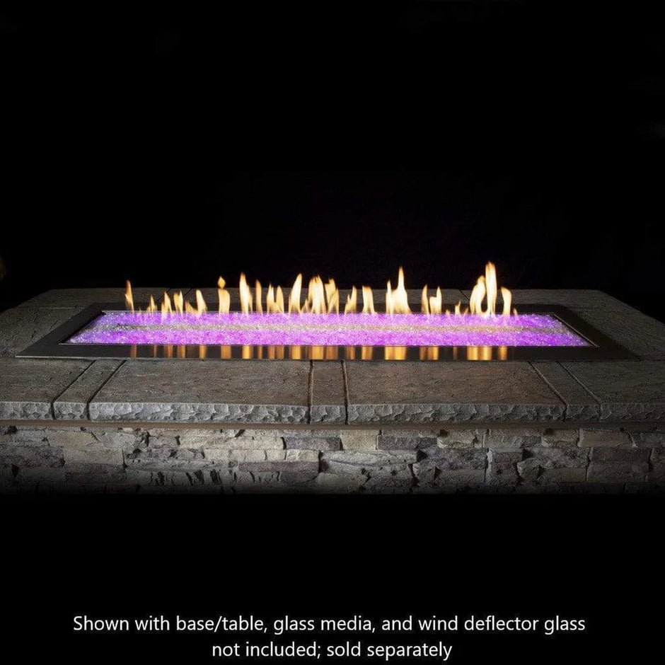 Empire White Mountain Hearth Carol Rose Linear Outdoor Firepit