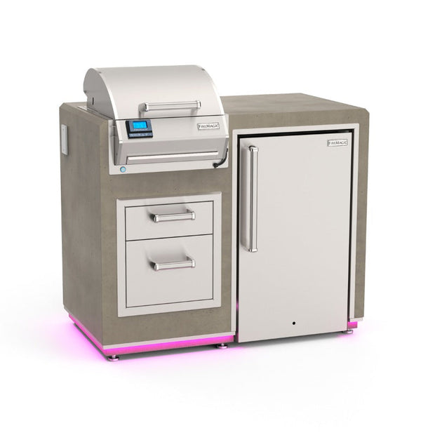 Fire Magic E251 Electric Grill with Outdoor Kitchen Island