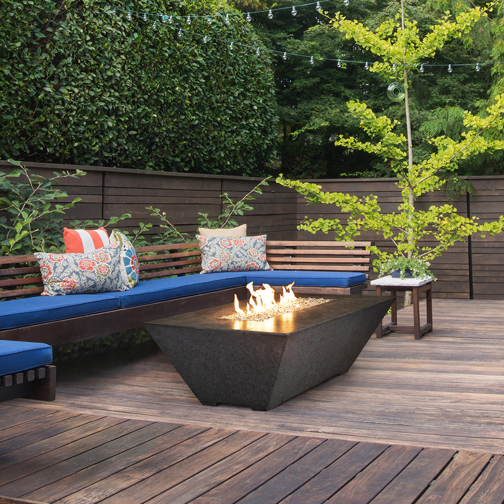 Grand Canyon Olympus Rectangle Gas Fire Pit Table