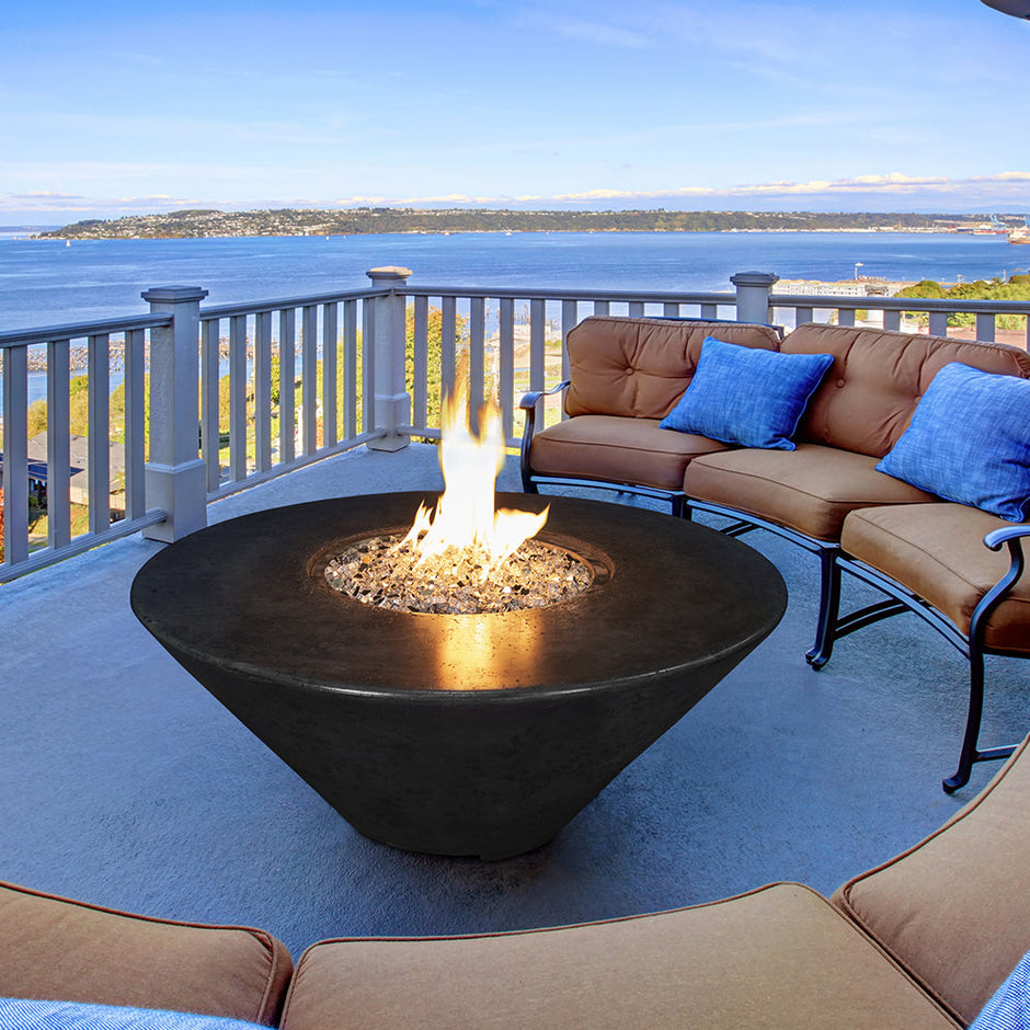 Grand Canyon Olympus Round Gas Fire Pit Table