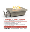Contempo LP Select Firetable – Chat Height
