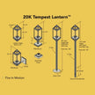 Fire Garden Tempest 20K Lantern