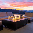 Iron Saddle Firetable by American Fyre Designs