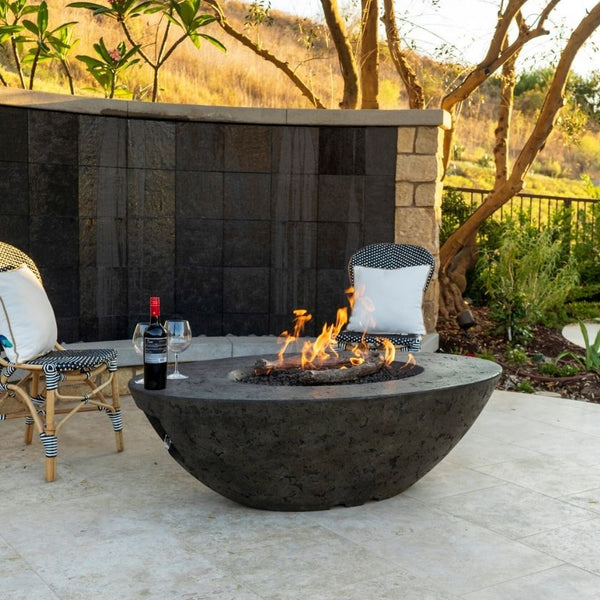 American Fyre Designs 60" Calais Oval Fire Table