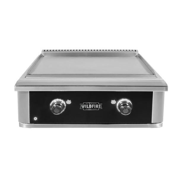 Wildfire Ranch Pro 30-in 2 Burner Black 304 SS Natural Gas Griddle