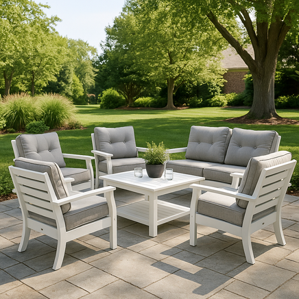 Vineyard 5-Piece Deep Seating Set
