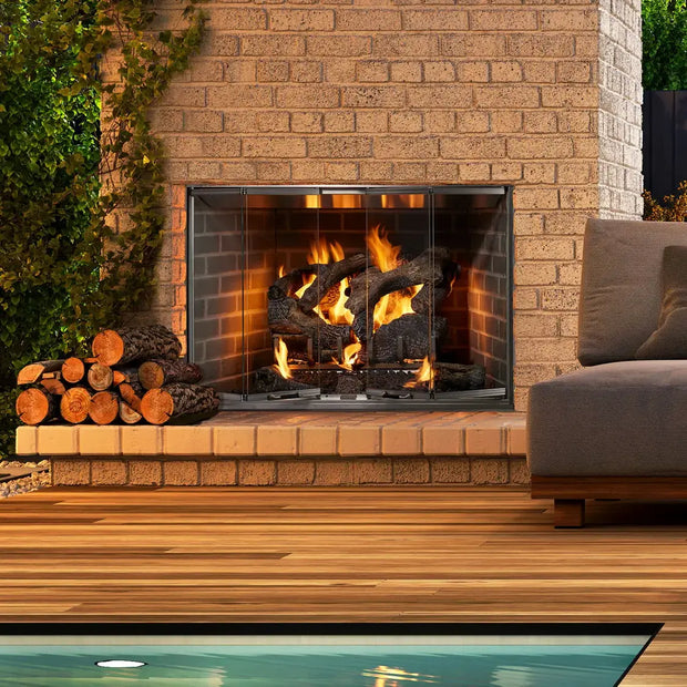 Majestic Cottagewood 36" Outdoor Wood Burning Fireplace