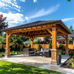 12′ × 14′ Meridian Wooden Pergola (Gazebo)