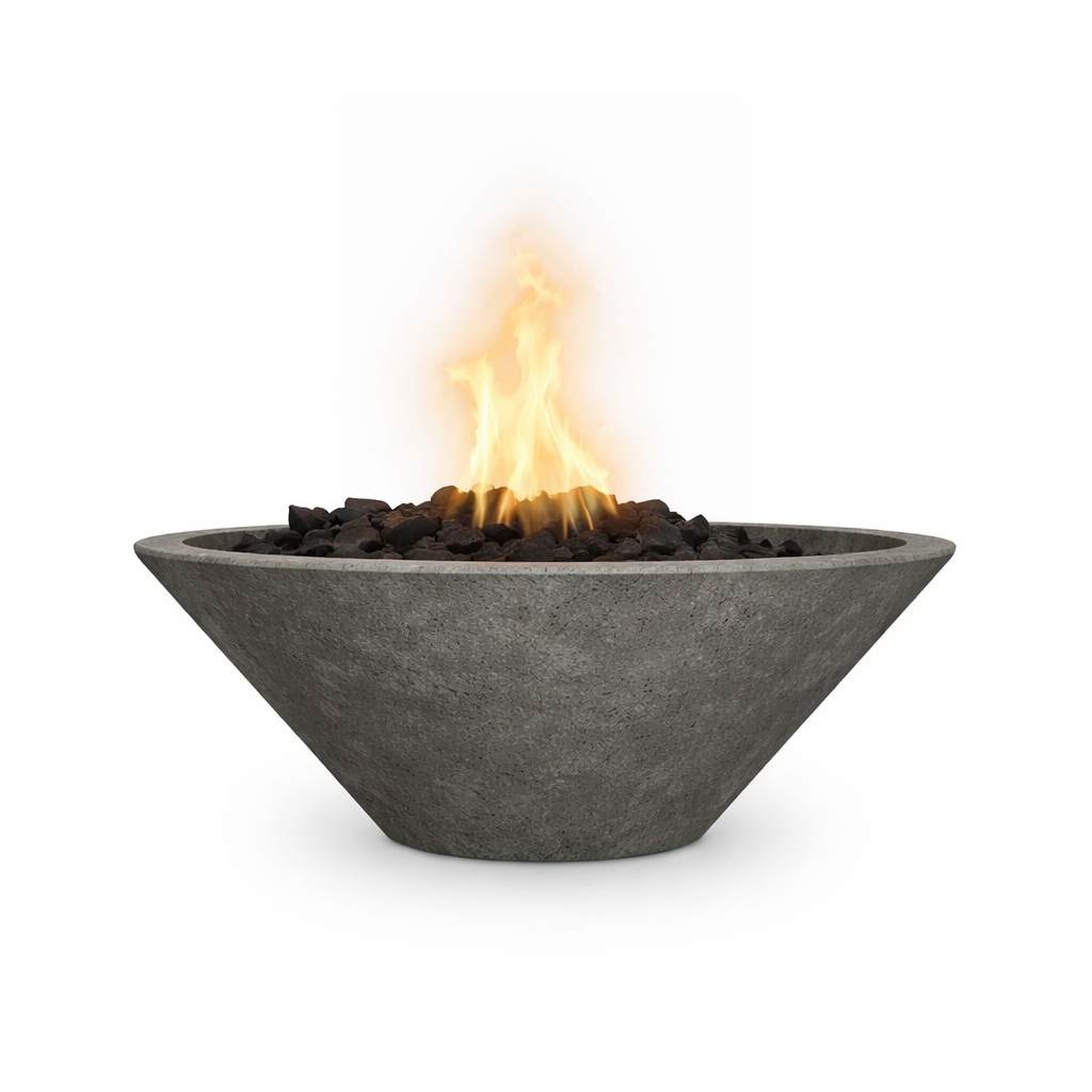 The Outdoor Plus Cazo Fire Bowl - GFRC Concrete
