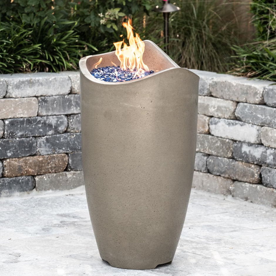 American Fyre Designs Wave Fire Urn + Cover