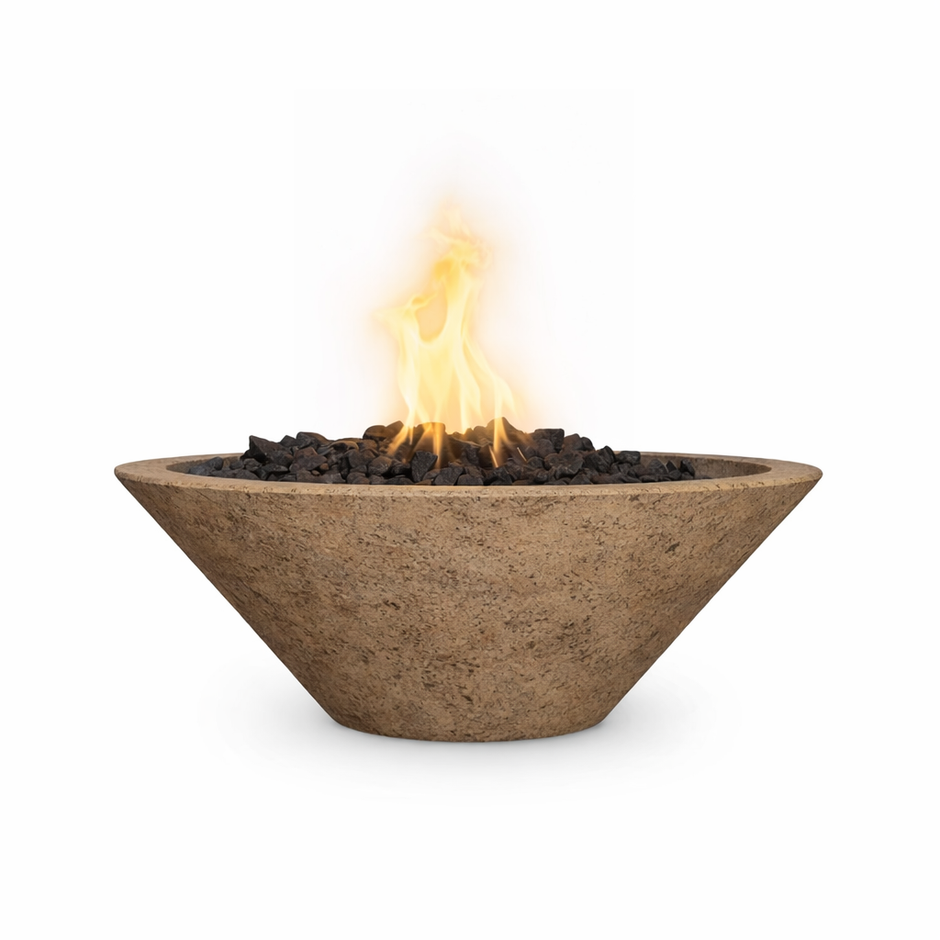 The Outdoor Plus Cazo Fire Bowl - GFRC Concrete